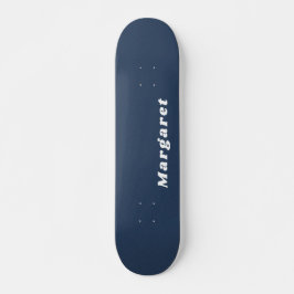 Blå Skateboard med ditt namn i Stil