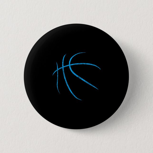 Blå Sketll Ll Minimalistisk Sport Knapp (Framsida)