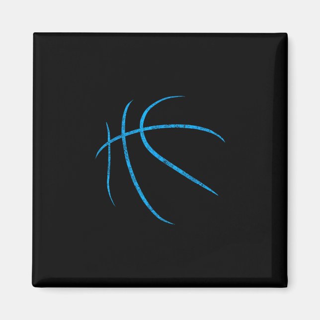 Blå Sketll Ll Minimalistisk Sport  Magnet (Framsidan)