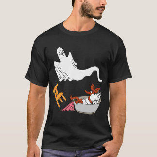 Blå Skidåkande Moomintroll Fast I Snö Vinterspel T Shirt