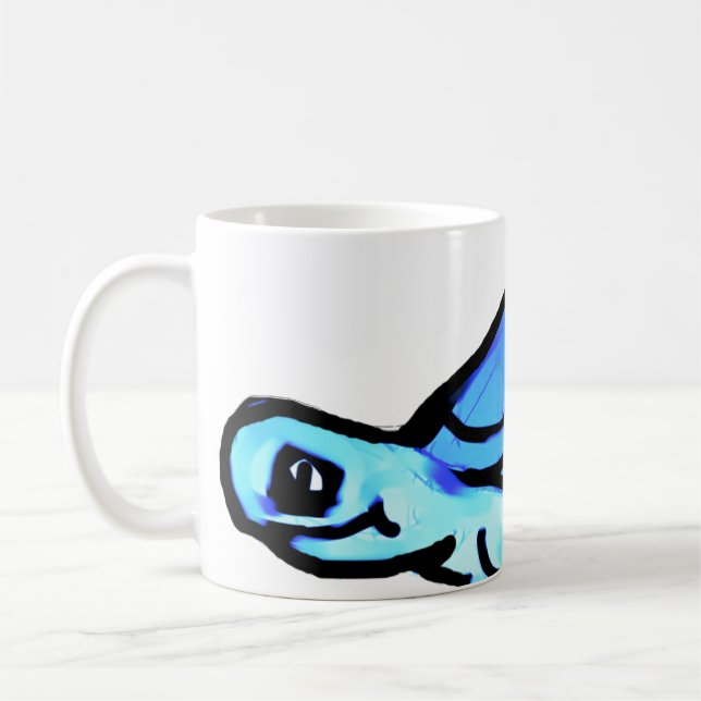 Blå Sköldpadda Kaffemugg (Vänster)