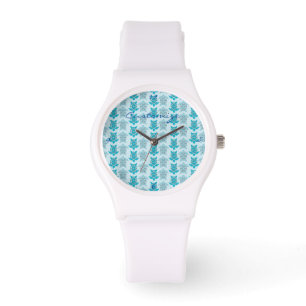 Blå sköldpaddor Swimming Thunder_Cove Armbandsur