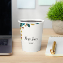 Blå skönhetsblomma höst löv