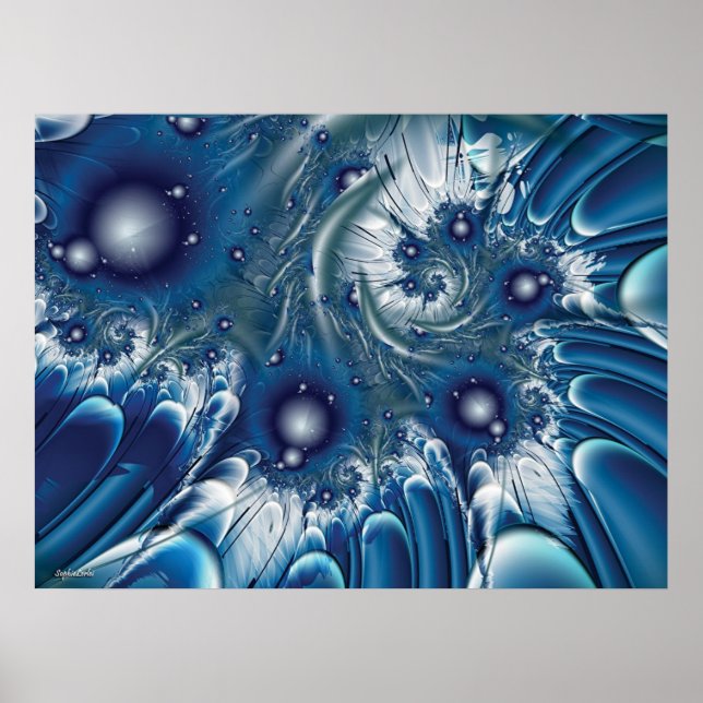 blå skugga poster (Framsidan)