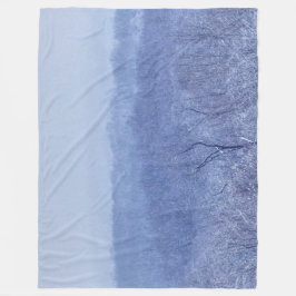 Blå skuggor fleecefilt