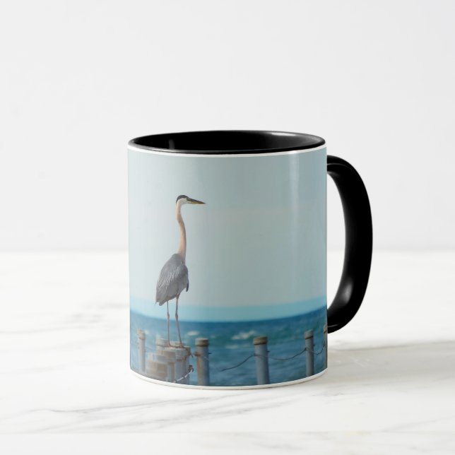 Blå skuggor mugg (Framsida höger)