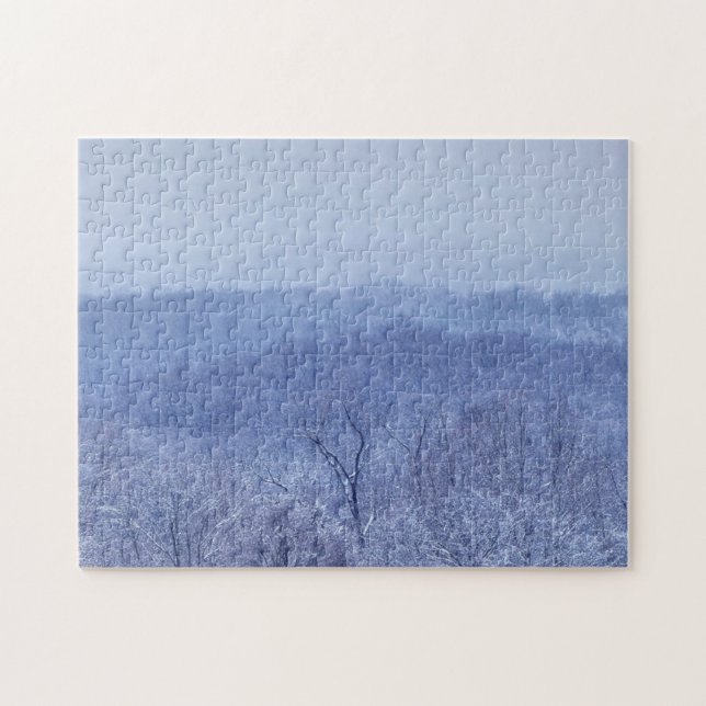 Blå skuggor pussel (Horisontell)