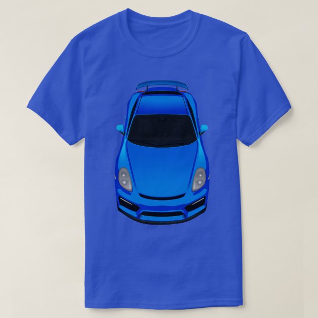 Blå skuggor t shirt (Design framsida)