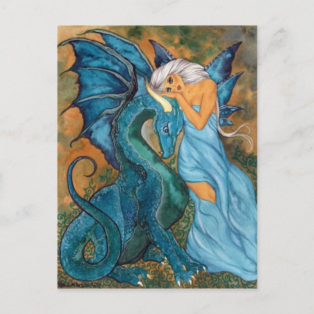 Blå skuggor vykort (Framsida)