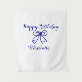 Blå slinga SÖT LÄGG TILL NAMN BABY födelsedag