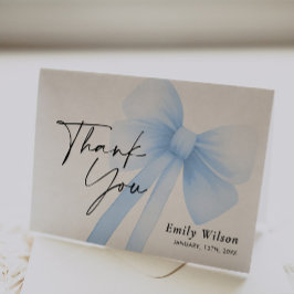 Blå slinga  tack kort