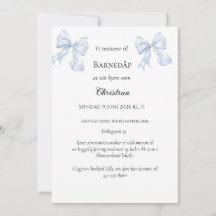 Blå Sløyfe Dopinvitation