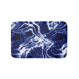 Blå snabbt mönster badrumsmatta