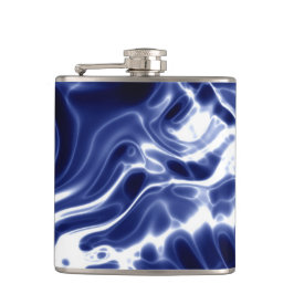 Blå snabbt mönster fickplunta