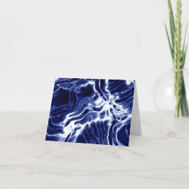 Blå snabbt mönster kort