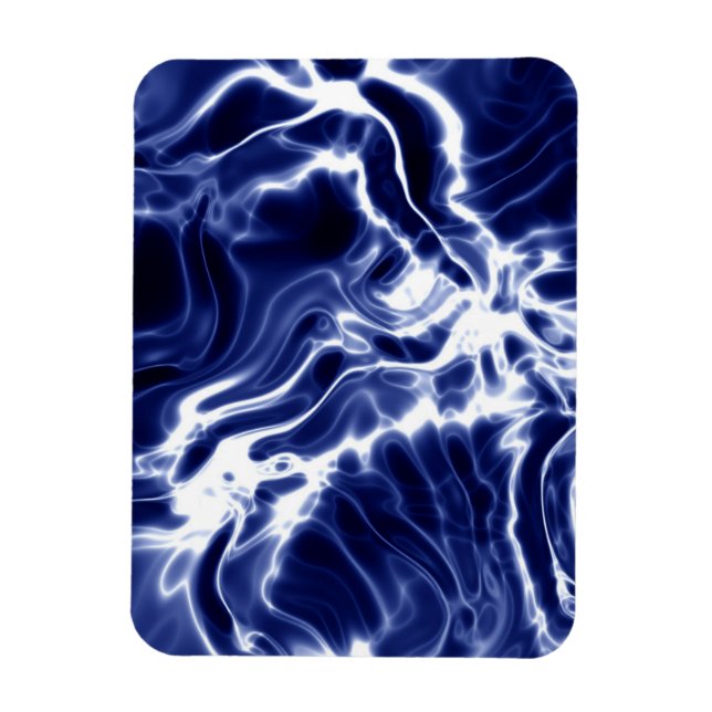 Blå snabbt mönster magnet (Vertikal)