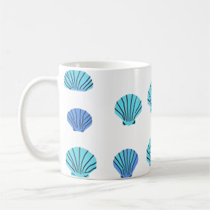 Blå snigelskal kaffemugg