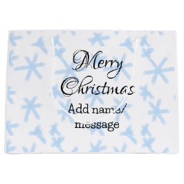 Blå snö flingor jul mönster snö mönster