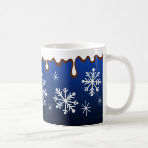 Blå Snöflinga Mugg