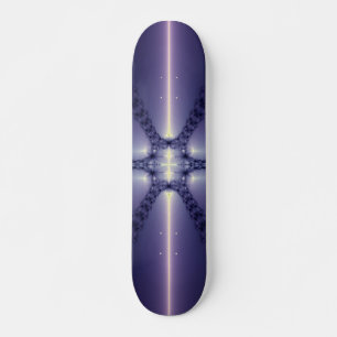 Blå snöflinga skateboard bräda 20,5 cm