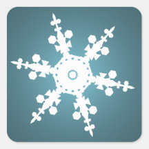 blå snöflingningsförsegling