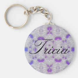 blå snöre Tricia-nyckelkedja Nyckelring