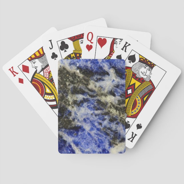Blå Sodalit Casinokort (Baksidan)