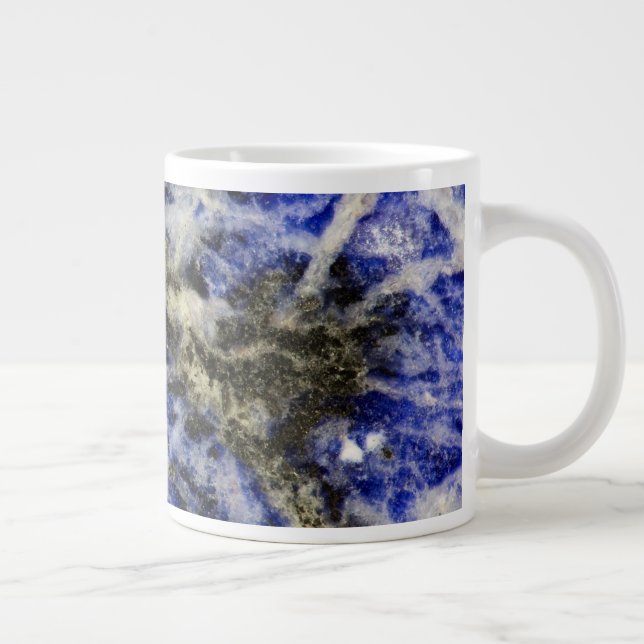 Blå Sodalit Jumbo Mugg (Höger)