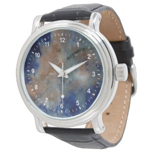 Blå Sodalit Närbild Armbandsur