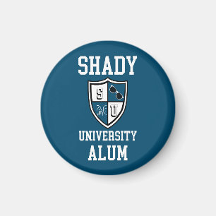 Blå solglasögon av typen Shady Universiteten Alum Magnet