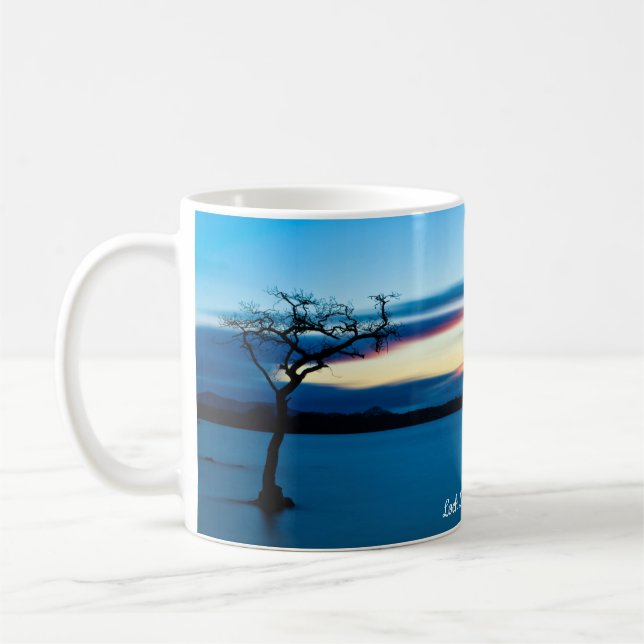 Blå solnedgång över Loch Lomond, Skottland Mugg (Vänster)