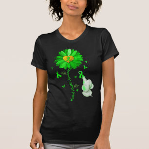 Blå solros Elephan Outfit Spread Mental Health T Shirt