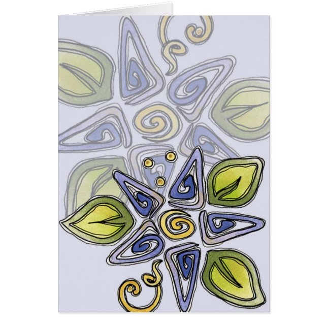 Blå sommartid OBS kort (Framsidan)