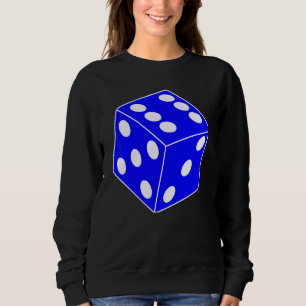 Blå spel tärningar Halloween kostym Cool Roll In T Shirt