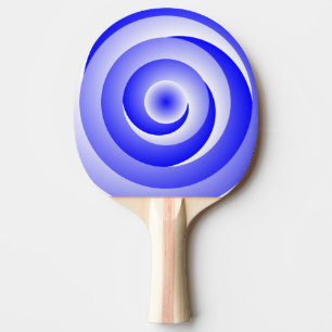 Blå Spiral Illusion av Kenneth Yoncich Pingisracket