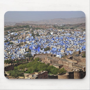 Blå staden sedd från Mehrangarh Fort / Jodhpur, Musmatta