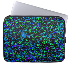 Blå stänk - bärbar datorsköld laptop fodral