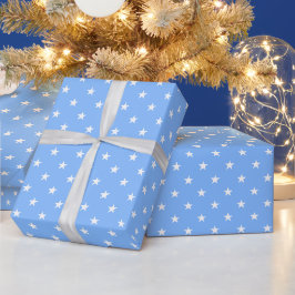 Blå staplar, omslagning Papper Presentpapper