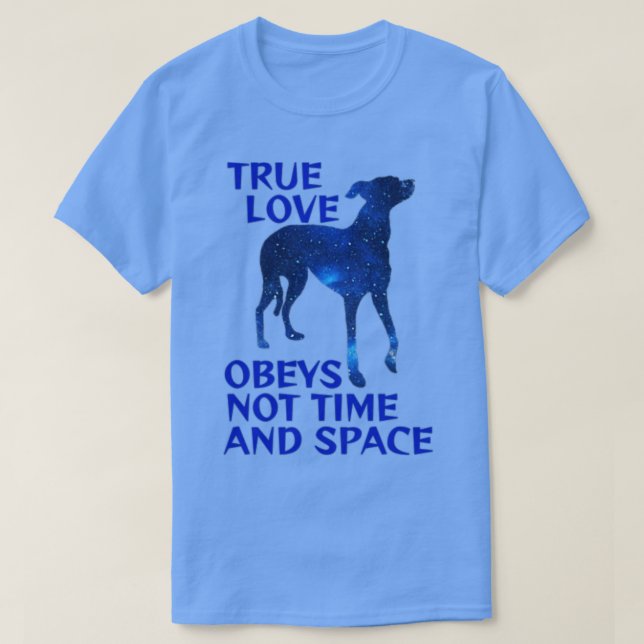 Blå starrinatten Nattan Himlar Galaxy Greyhound T Shirt (Design framsida)