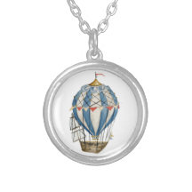 Blå Steampunk-Luftballong