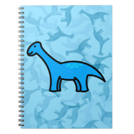 Blå Stegosaurus Anteckningsbok