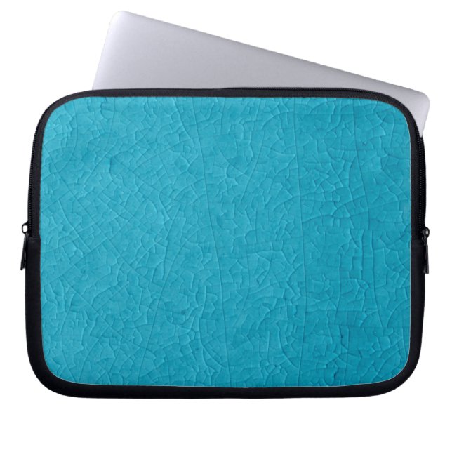 Blå sten laptop sleeve (Framsidan)