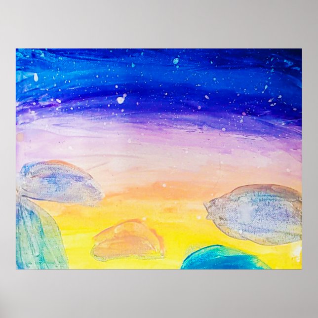 Blå Sten - Poster (Framsidan)