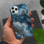 Blå stenutseende Agate-makro-fotografi<br><div class="desc">Den här designen kan vara personlig om du väljer Redigera design. Du kan också överföra till andra objekt. Kontakta mig på colorflowcreations@gmail.com eller använda alternativet chatta överst på sidan om du vill ha den här designen på en annan produkt eller behöver hjälp med den här designen. Jag kan inte hjälpa...</div>