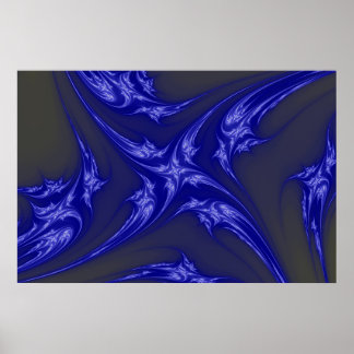 blå stjärna poster