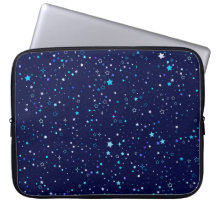 Blå stjärnor 2 - Laptop sleeve 15 tum