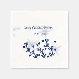 Blå stjärnor lämnar royalets lyxmöhippa pappersservett