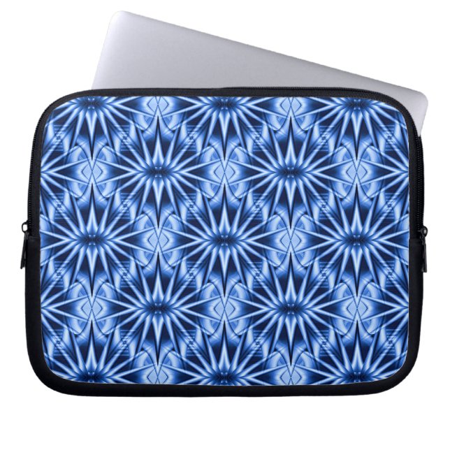 Blå stjärnor... laptop sleeve (Framsidan)