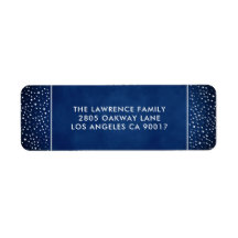 Blå stjärnor Snö jul Helgdag Adress