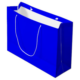 Blå stor gift-tagg